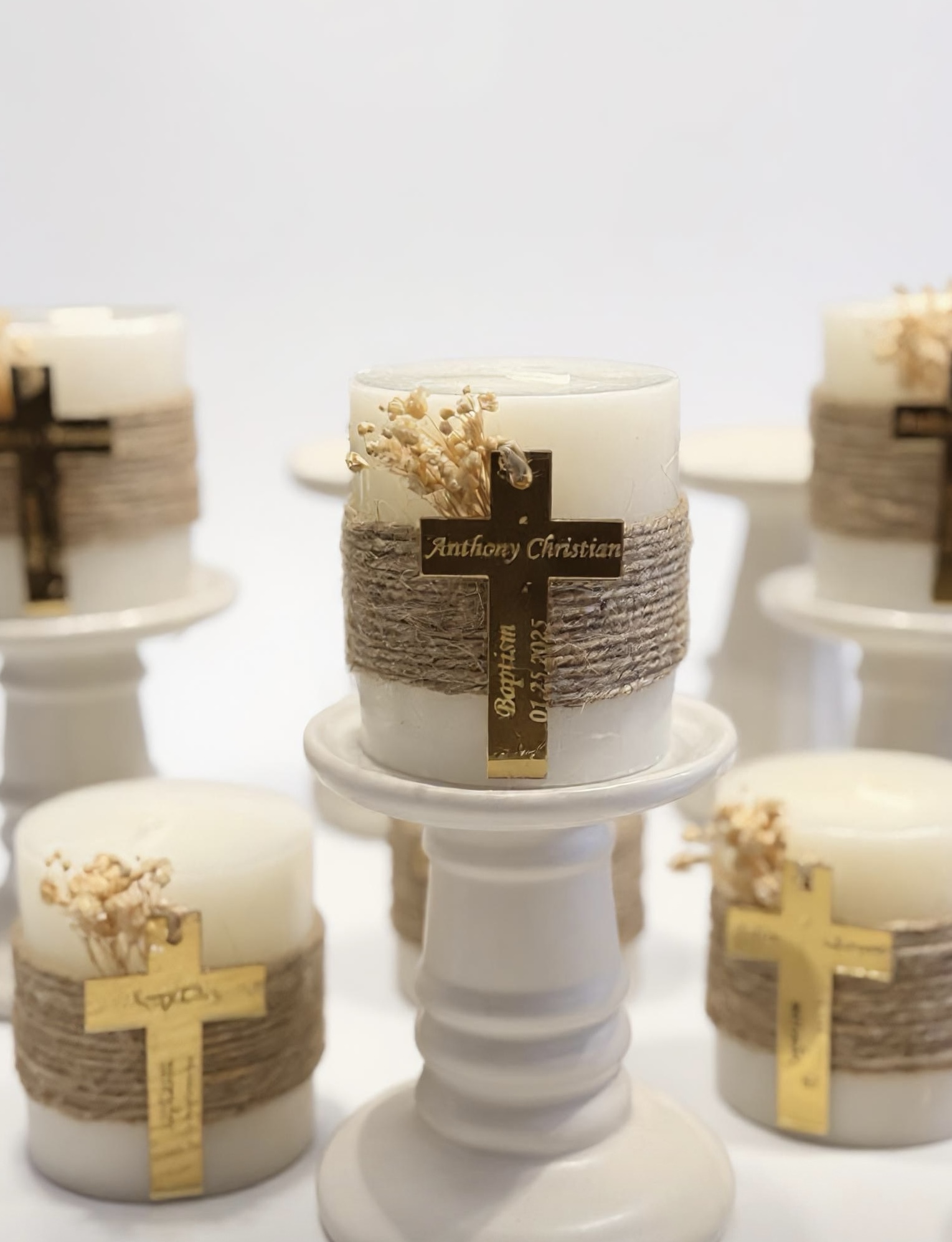 Personalized Baptism Candle